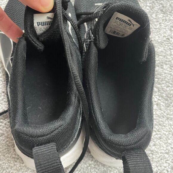 PUMA Carson 2 Concave Black White Womens 8 Low Lace Up Sneakers Shoes Cushion - Picture 5 of 15